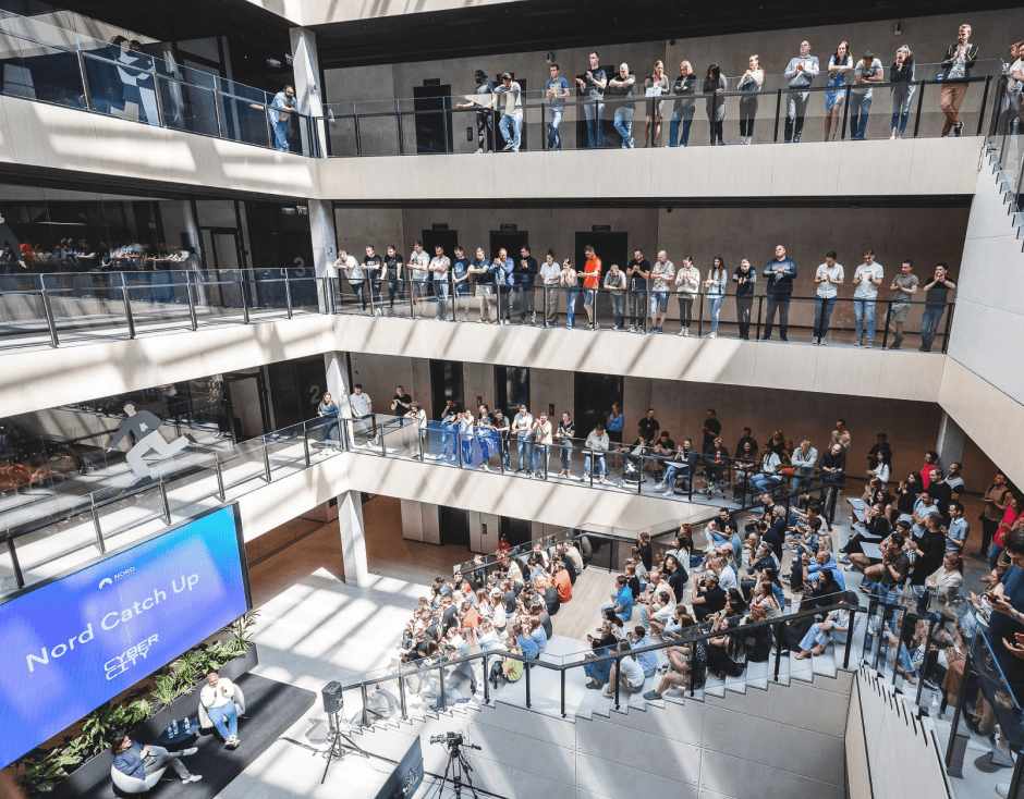 Ilustrative image of bunny.net company at tech conference